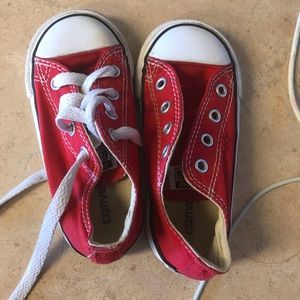 Toddler red converse